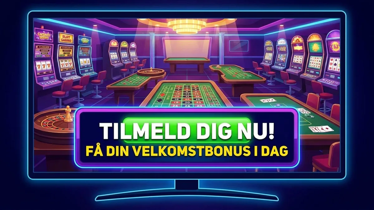Tilmeld dig med bonus